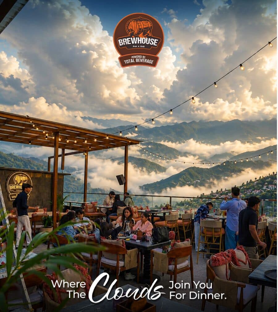 Where the clouds join you for dinner
