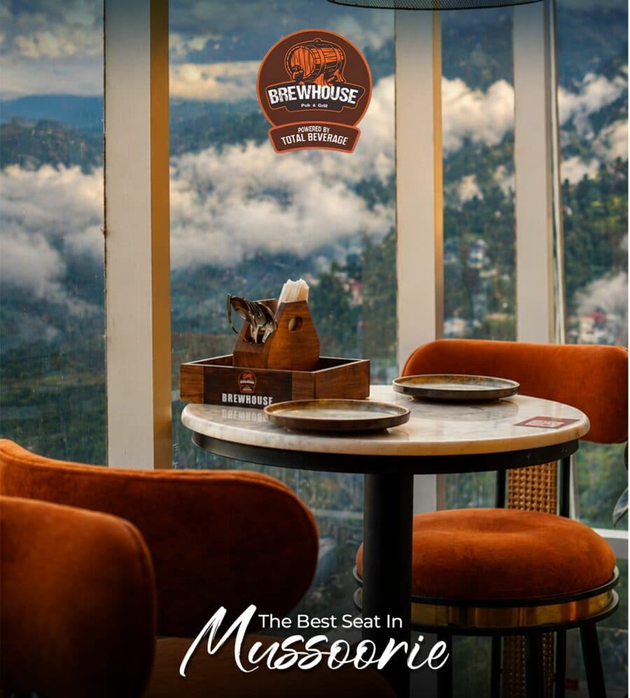 The best seat in Mussoorie